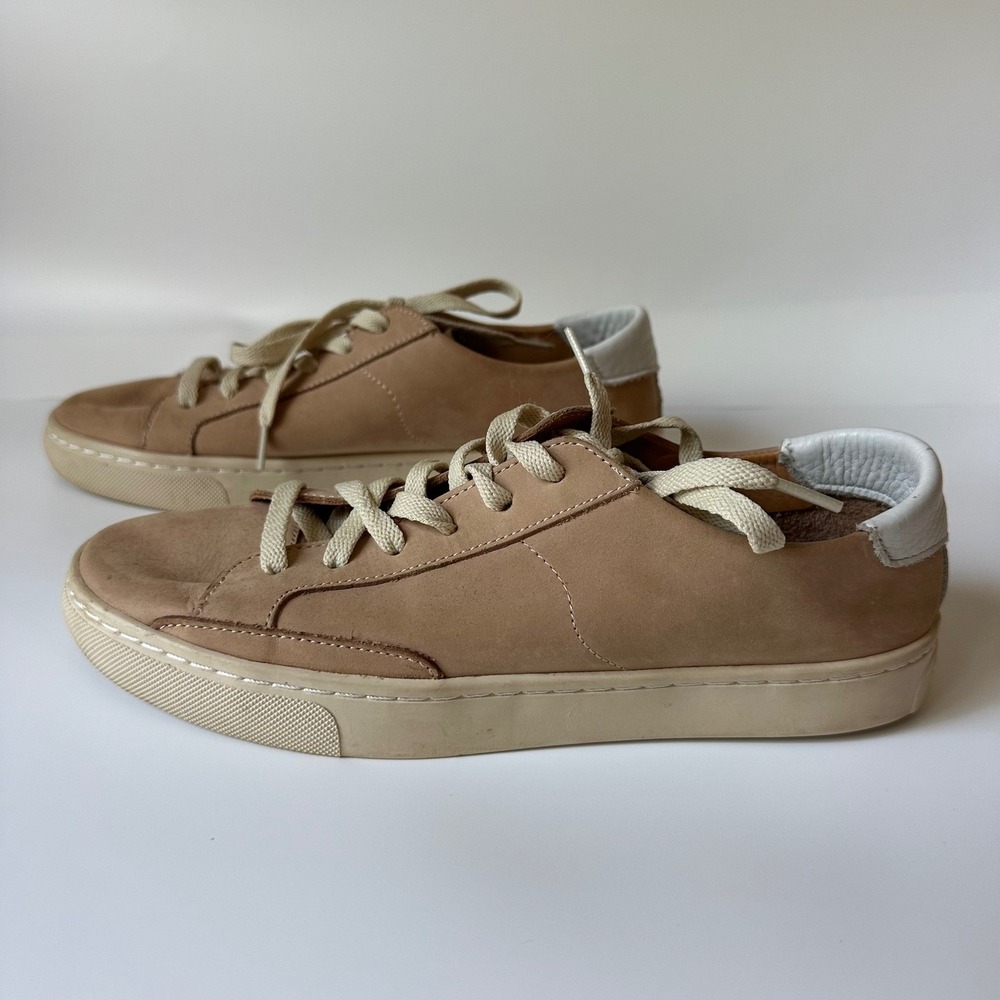 Soludos Ibiza Classic Sneakers Low Top Tan Nubuck Leather size 8 - Picture 2 of 7